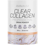 BioTech USA Clear Collagen Professional 350 g, breskov ledeni čaj