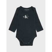 Calvin Klein Jeans Pajac/bodi  črna / bela