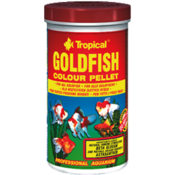TROPSKI zlata ribica Barve Pelete - vir zrnat welonów 100 ml/30g