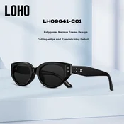 Loho Unisex naocare za sunce, Crne