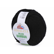 Bamboo Pletena preja Deluxe 100 g - (29) črna