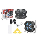IKONKA Boksarski stenski trenažer z Bluetoothom, glasbo, LED osvetlitvijo in USB napajanjem IK-KX3008