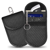 slomart Etui za avtomobilske ključe Tech-Protect KLR100, ki blokira RFID - črno - karbon