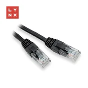 LYNX UTP povezovalni kabel Cat5e, PVC, CCA, 5 m, črn