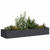 Sadilica crna 280x80x40 cm od celika