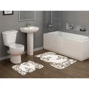 Lessentiel Maison Set 2 prostirke za kupatilo Bež-Beli