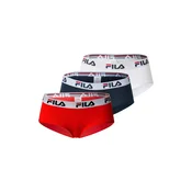 FILA Spodnje hlače  mornarska / rdeča / bela / off-bela