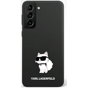 Karl Lagerfeld Samsung Galaxy S23 hardcase black Silicone Choupette (KLHCS23SSNCHBCK)