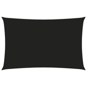 shumee Pravokotna vrtna jadra Oxford Cloth 2x5 m Črna