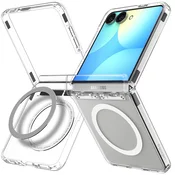 Ovitek Spigen Ultra Hybrid Pro MagFit za Samsung Galaxy Z Flip8 - clear white