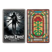 Stranger Things 5 metalni ingot Vecna Lives, 90 x 60 mm, sa stalkom