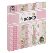 Papir za scrapbooking 20 x 20 cm | roza odtenki