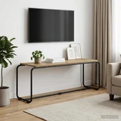 vidaXL TV stojalo 113.5 x 35.5 x 42 cm Artisan hrast Inženirski les