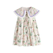 Next Obleka Cath Kidston kremna/zelena/roza/črna