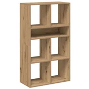 Vidaxl Knjižna omara artisan hrast 66x31x112 cm inženirski les