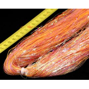 Material za vezavo potezank - bleščice SYBAI tackle Magnum Supreme Hair, Rainbow Orange UVR