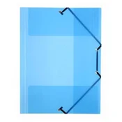 List z elastiko, 15 mm, PP, A4, VIQUEL Propyglass, moder