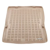 Rubber trunk mat BMW 7 2015-2022 (G11, G12 long, beige)