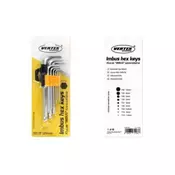 Set IMBUS ključev 125mm 9 kos