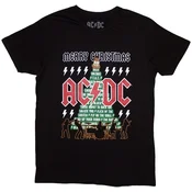 AC/DC Majica Merry Christmas Unisex Black L