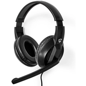 UNBRANDED Nedis PC slušalke Over-Ear - črne