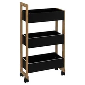 5Five® Bambusowy wózek mobilny Natureo Black