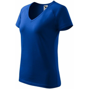 Malfini Ženska majica slim fit z rokavom iz reglana, kraljevsko modra, S