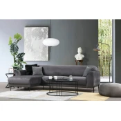 Atelier del Sofa Ugaona garnitura 96x85x287cm Antracit