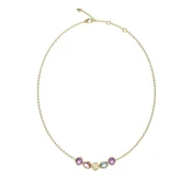 Guess Igriva ogrlica z barvitimi kristali Mamounia JUBN05569JWYGMCT/U