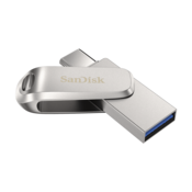 SanDisk Ultra Dual Drive Luxe USB Type-C128GB 150MB/s USB 3.1 Gen 1, srebrn