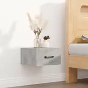 Vidaxl vidaXL Stenska nočna omarica betonsko siva 35x35x20 cm
