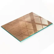 shumee Kuhinjska večnamenska dekorativna tabla iz kaljenega stekla in lesa 80x52 cm