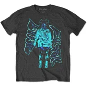 Billie Eilish Neon Graffiti Logo Charcoal Grey M Majica