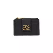 Karl Lagerfeld Etui  K/Autograph Kartenetui mit Reißverschluss  črna