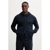 Pulover Emporio Armani Underwear moški, mornarsko modra barva, s kapuco, EM000644 AF14982