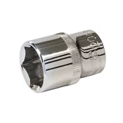 Silverline Ključ vtičnice 20 mm 1/2 HEX kratka srebrna črta