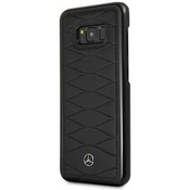 Mercedes-- Samsung Galaxy S8 Plus G955 Pattern Line Leather - Black (MEHCS8LWHCLBK)