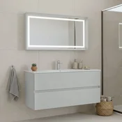 HANAH HOME Kupatilski ormarić sa umivaonikom i ogledalom (2 komada) Nest 121 v2 554