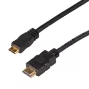 Akyga Kabel HDMI 1.4 (M)/mini-HDMI 1.4 (M), 1 m