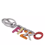 PINKO Privjesak Letters Keychain WH1U Srebrna