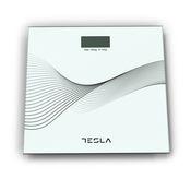 TESLA Tjelesna vaga BS103WKapacite 180 kg; 2XAAA bater.; Jedinica: kg/lb