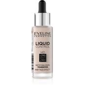 Eveline puder tekući liquid control 005 ivory 32ml