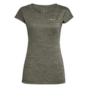 Salewa PUEZ MELANGE DRY W S/S TEE, maja ž.kr poh, zelena 26538