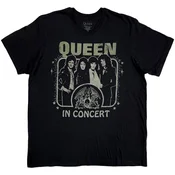 Queen Majica In Concert Unisex Black M