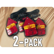 KAMAR Komplet magnetnih svetilk + 7,5 m kabla, trikotnik/2-PACK! [L1070-Z]