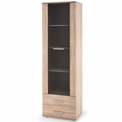 Halmar Vitrina Lima W1 - hrast sonoma