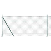 Ograde od lanca s betonskom podlogom 10 x 1 m Zelena Mreža