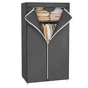 Songmics Tkaninska omara, 75x45x160 cm, siva