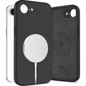 Ovitek Tech-Protect Silicone Magsafe iPhone 16E/17E - črno