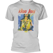 Bon Jovi Slippery When Wet Original Cover White XL Majica